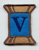 Spool of Thread Letter V - 5 Inch (In-the-Hoop)