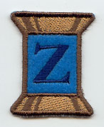 Spool of Thread Letter Z - 5 Inch (In-the-Hoop)