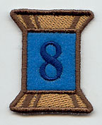 Spool of Thread Number 8 - 5 Inch (In-the-Hoop)