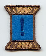 Spool of Thread Punctuation Exclamation Mark - 5 Inch (In-the-Hoop)