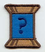 Spool of Thread Punctuation Question Mark - 5 Inch (In-the-Hoop)