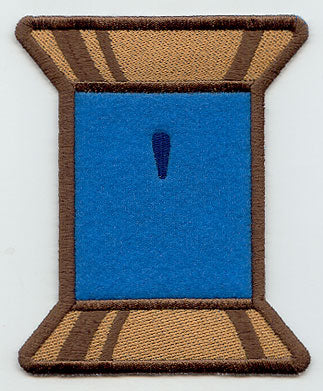 Spool of Thread Punctuation Apostrophe - 5 Inch (In-the-Hoop)