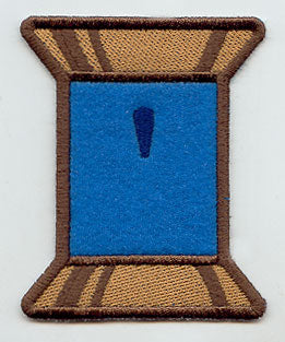 Spool of Thread Punctuation Apostrophe - 5 Inch (In-the-Hoop)