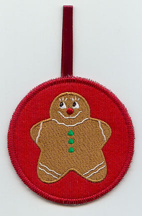 Gingerbread Star Ornament (In-the-Hoop)
