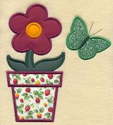Flower and Butterfly (Applique)