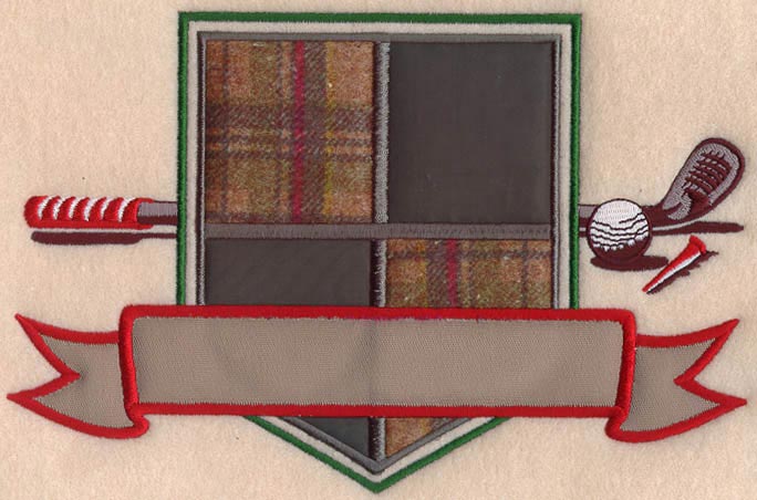 Golf Crest (Applique)