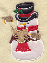 Snowman w/ Birds (Applique)