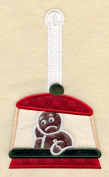 Grumpy Gingerbread Towel Topper (Applique)