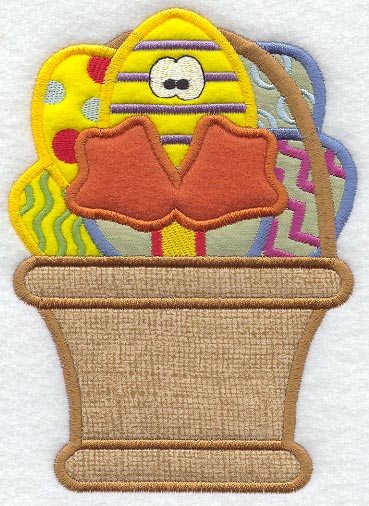 Easter Basket Back (Applique)