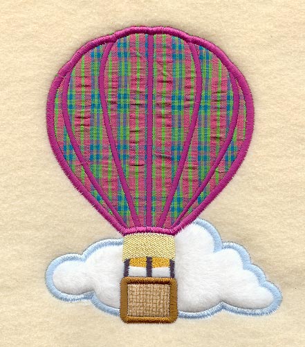 Hot Air Balloon (Applique)