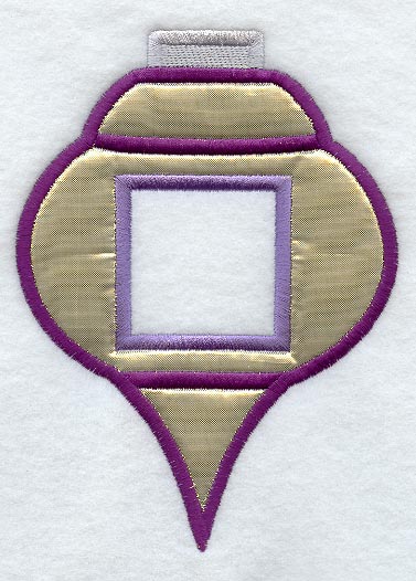 Fancy Photo Ornament (Applique) (In-the-Hoop)
