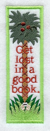 Get Lost in a Good Book Bookmark (In-the-Hoop)