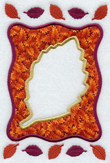 Birch Leaf Frame (Applique)