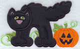 Cat and Pumpkin (Applique)