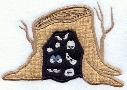 Spooky Stump (Applique)