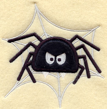 Spider and Web (Applique)
