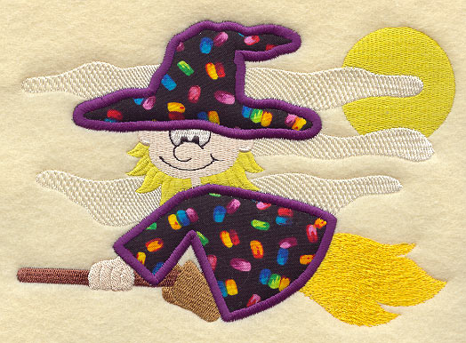 Flying Witch (Applique)