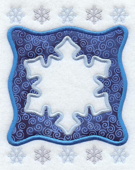 Snowflake Frame (Applique)