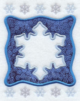 Snowflake Frame (Applique)