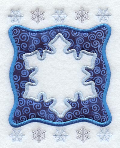 Snowflake Frame (Applique)