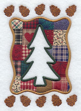 Evergreen Tree Frame (Applique)