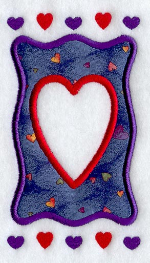 Love Frame Heart (Applique)