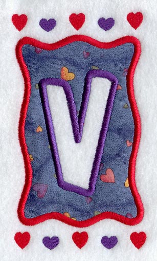 Love Frame V (Applique)