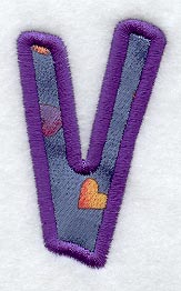Love V (Applique)