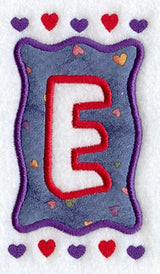 Love Frame E (Applique)