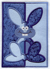 Symmetrical Easter Bunny (Applique)