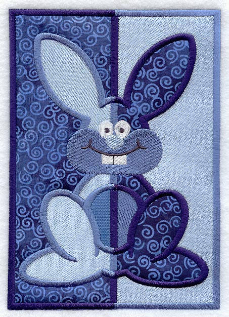 Symmetrical Easter Bunny (Applique)
