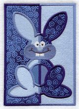 Symmetrical Easter Bunny (Applique)