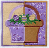 Symmetrical Easter Basket (Applique)