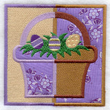 Symmetrical Easter Basket (Applique)