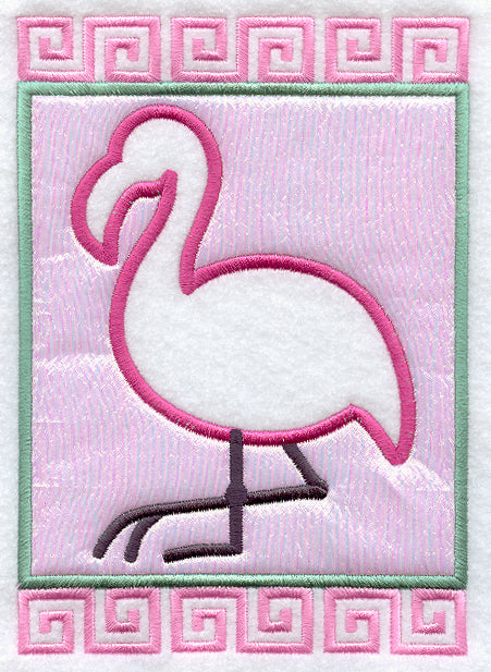Flamingo Frame (Applique)