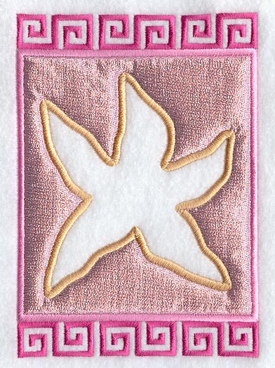 Starfish Frame (Applique)