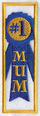 Number 1 Mum Bookmark (In-the-Hoop)