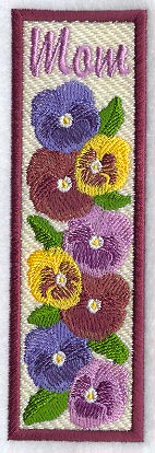 Floral Mom Bookmark (In-the-Hoop)