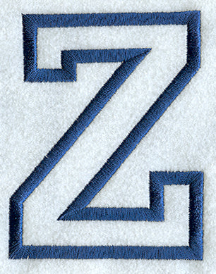 Collegiate Applique Zeta - 5 inch
