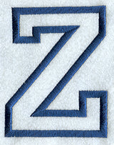 Collegiate Applique Zeta - 5 inch