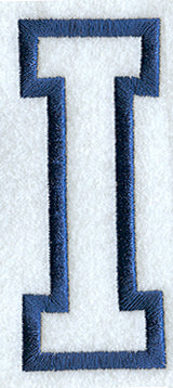 Collegiate Applique Iota - 5 inch