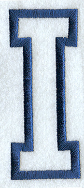 Collegiate Applique Iota - 5 inch