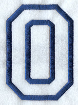 Collegiate Applique Omikron - 5 inch