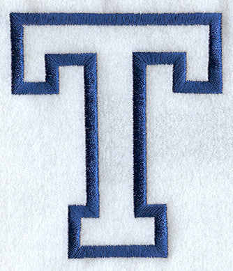 Collegiate Applique Tau - 5 inch