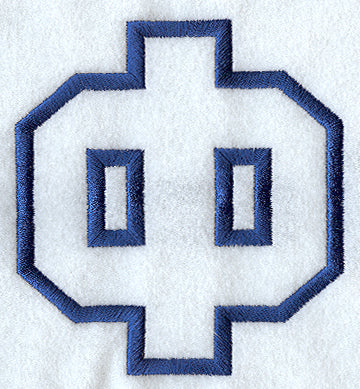 Collegiate Applique Phi - 5 inch