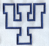 Collegiate Applique Psi - 5 inch