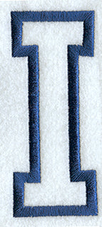 Collegiate Applique Iota - 5 inch
