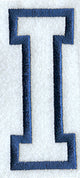 Collegiate Applique Iota - 5 inch