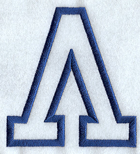 Collegiate Applique Lamda - 5 inch