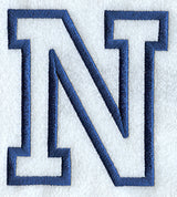 Collegiate Applique Nu - 5 inch
